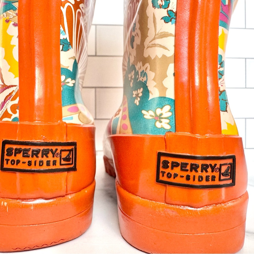 Sperry Top-Sider Patterned Rain Boots - Picture 6 of 10